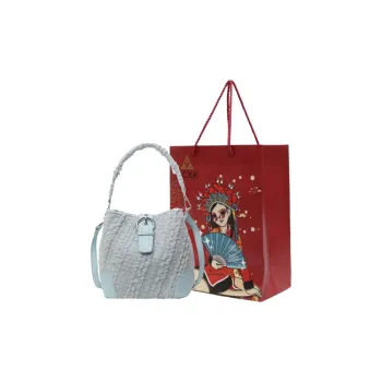 HCXK Fabric Bucket Bags Handbags Women's Multicolor