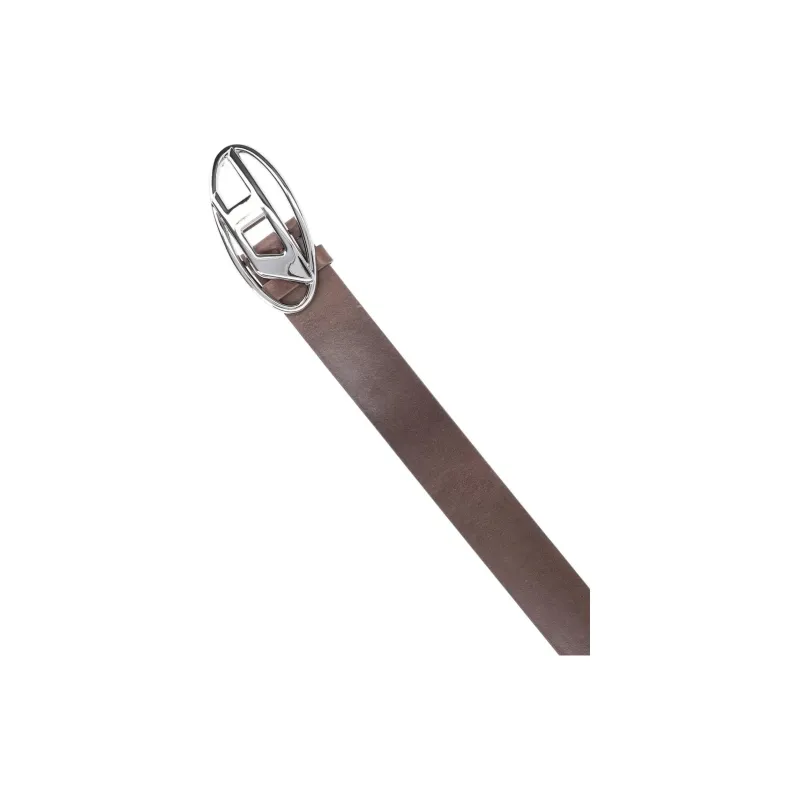 DIESEL Logo-buckle Leather Belt-4