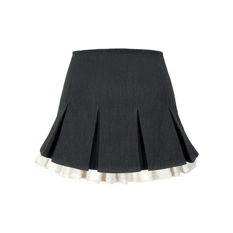 13 DEMARZO Casual Short Skirts Women's Gray-1