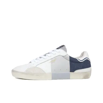 Pepe Jeans Low Top Skateboard Shoes Women's White Blue Gray