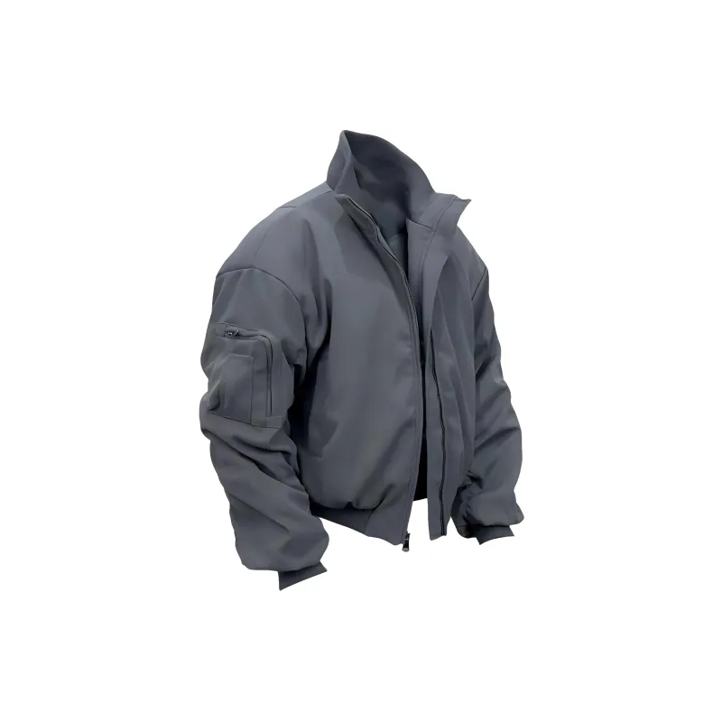 HOZZS Jackets Coats Unisex Black-12