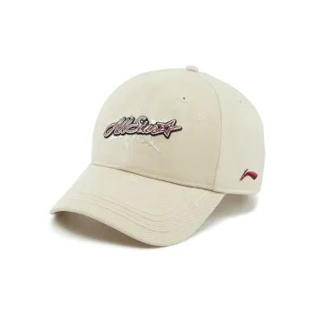 LiNing Basketball Collection Acrylic, Sheep Wool, Cotton, Polyester Baseball Caps Unisex White