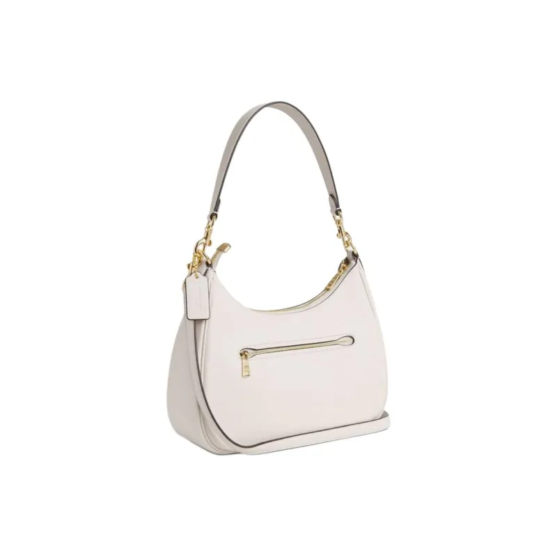 COACH Teri Cow Leather Portable Crossbody Bag, Shoulder Bag Tubas Women's Chalk White-1