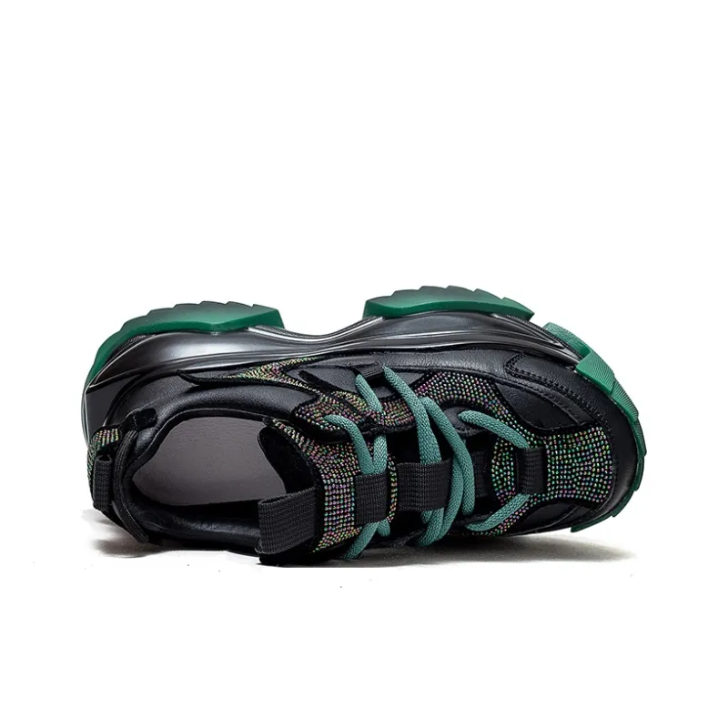 Chibang Height Increasing Low-Top Chunky Sneakers Women's-3