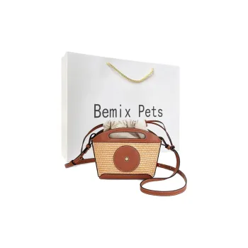 BEMIX PETS PU Crossbody Handbag Regular Women's Brown