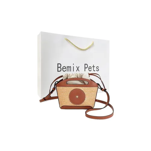 BEMIX PETS PU Crossbody Handbag Regular Women's Brown