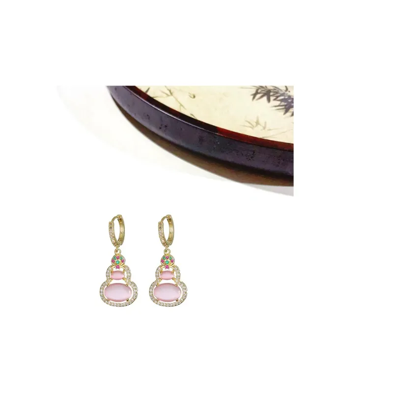HOLLY RYAN Glass Cat Eye Earrings Women's-5