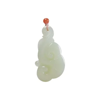 KUNYUYAO Hetian Jade Pendants White Jade Unisex