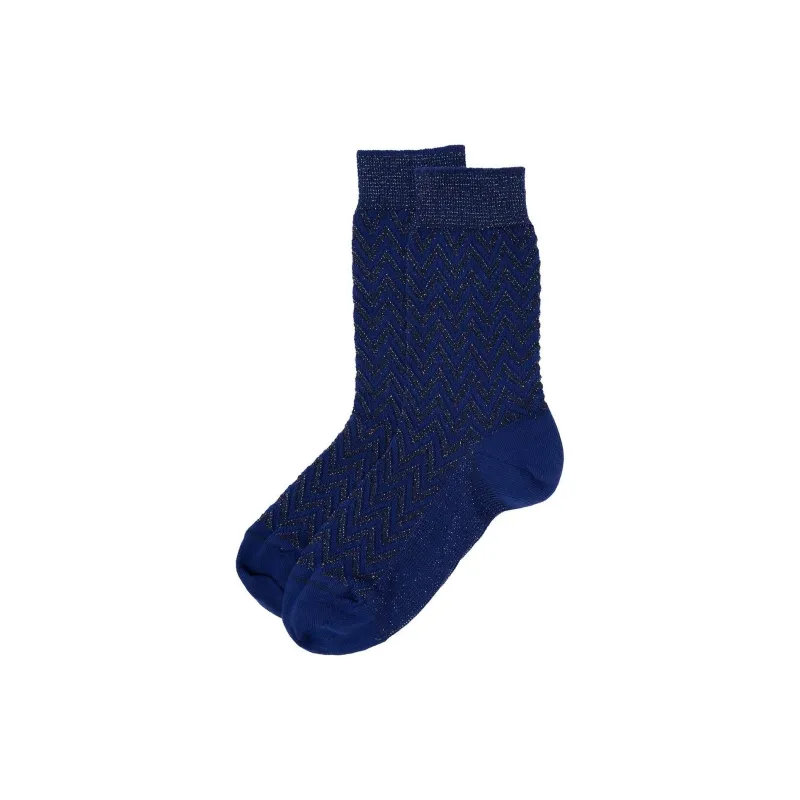 MISSONI Ankle Socks Women's 1 Pack Blue-0