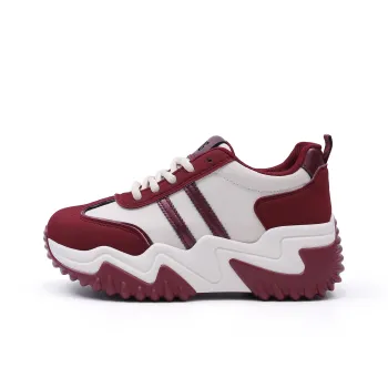 Yang Nianhua Cushioned Slip Resistant Abrasion Resistant Low Top Chunky Sneakers Women's
