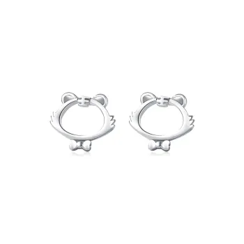 CENTURY&KINDLE S925 Silver Stud Earrings Women's