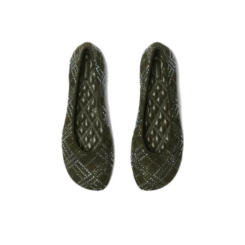 Burberry Casual Single Shoes Women's Green-3