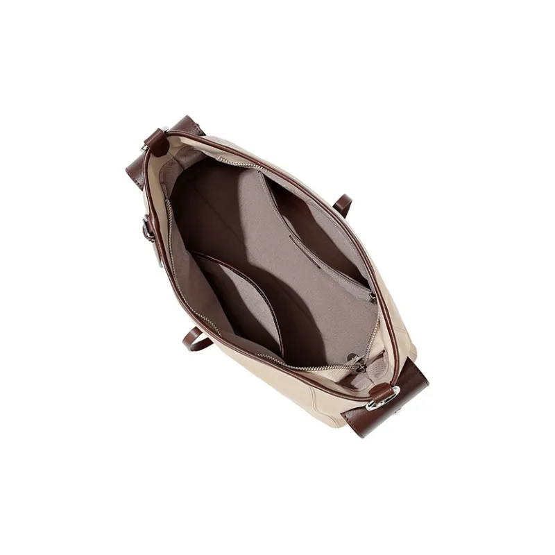 MAKEUP KITTEN Nylon Fabric Shoulder Bag Regular Women's Khaki-3