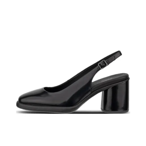 Ecco Chunky Heel High Heels Women's Black