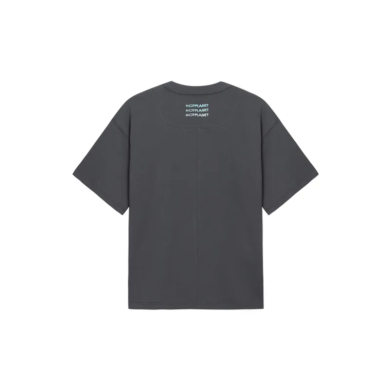 HOTPLANET T Shirt Unisex White Dark Gray-8