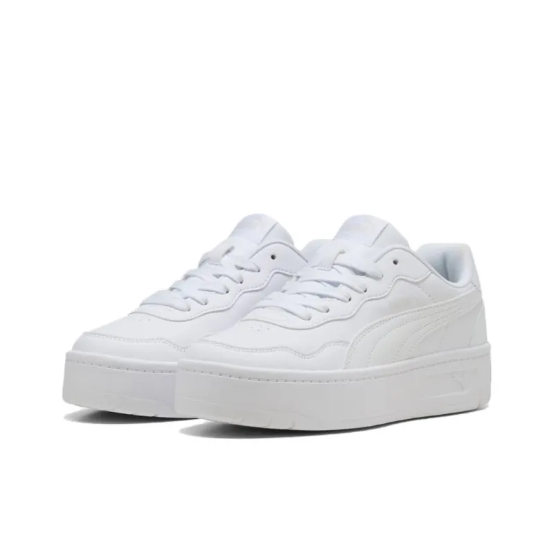 PUMA Court Lally Skye Anti Slip Wear Resistant Low Top Skateboard Shoes Women's White-2