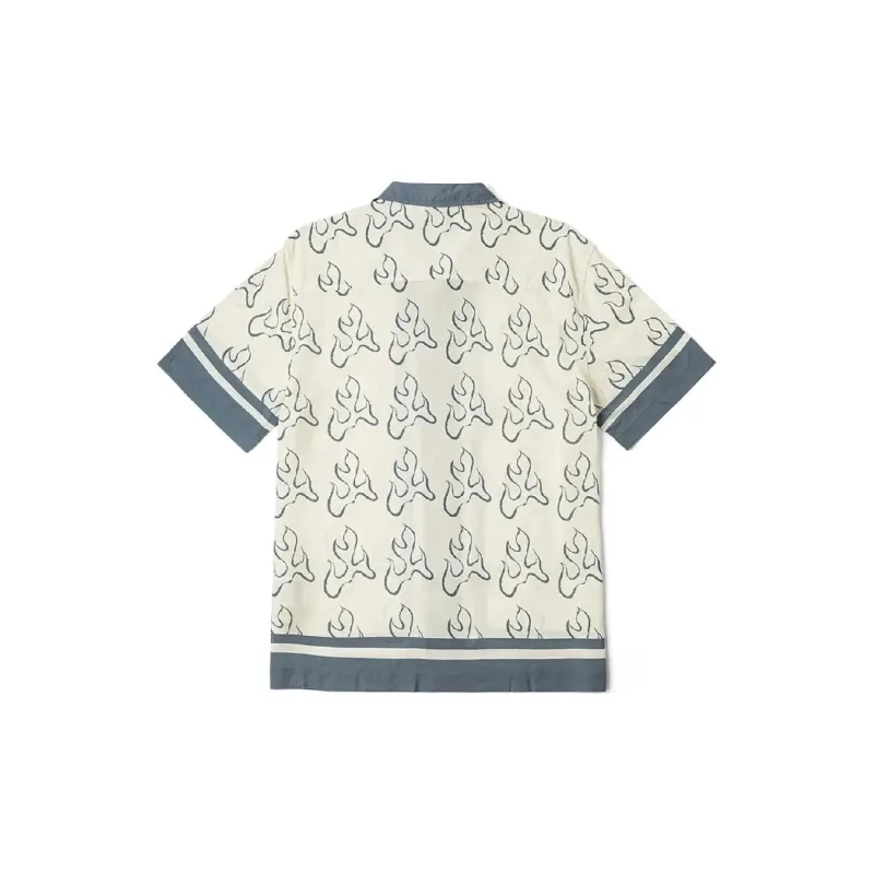 Vans SS25 Shirt Men's Yellow/Gray Blue-1