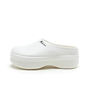 Mulinsen EVA Slip Resistant Wrap toe Slippers Unisex White