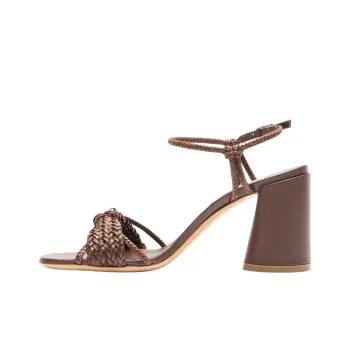 Casadei Marbella Cleo Strap Sandals 8cm Women's Brown