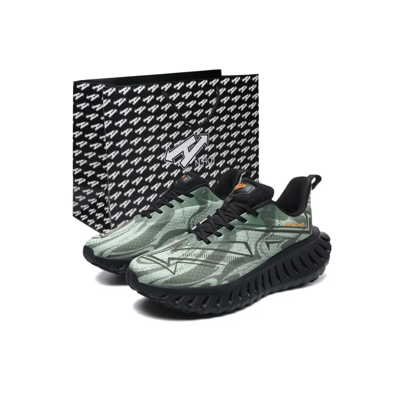 N·HOT Slip Resistant, Breathable, Lightweight Low Top Carbon Plate Casual Running Shoes Unisex-7