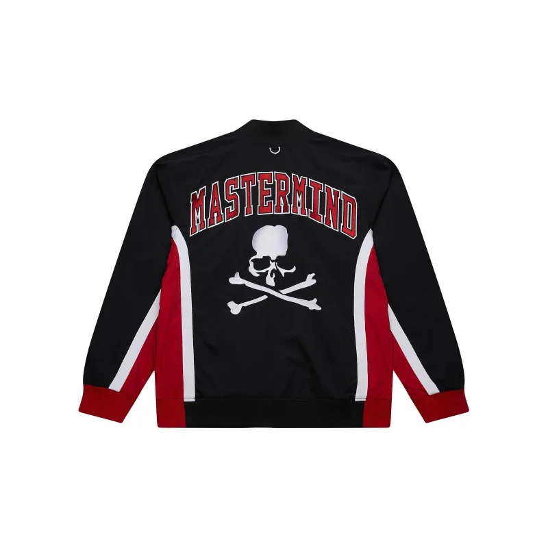 Mitchell & Ness x MASTERMIND WORLD FW24 Jackets Coats Unisex Black Red-1