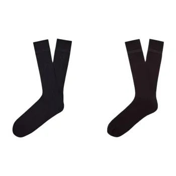 Zegna SS25 Mid Calf Socks Men's 2 Pack Multicolor