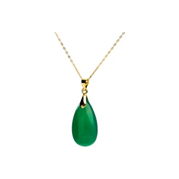 UJAT Chalcedony Necklaces Unisex