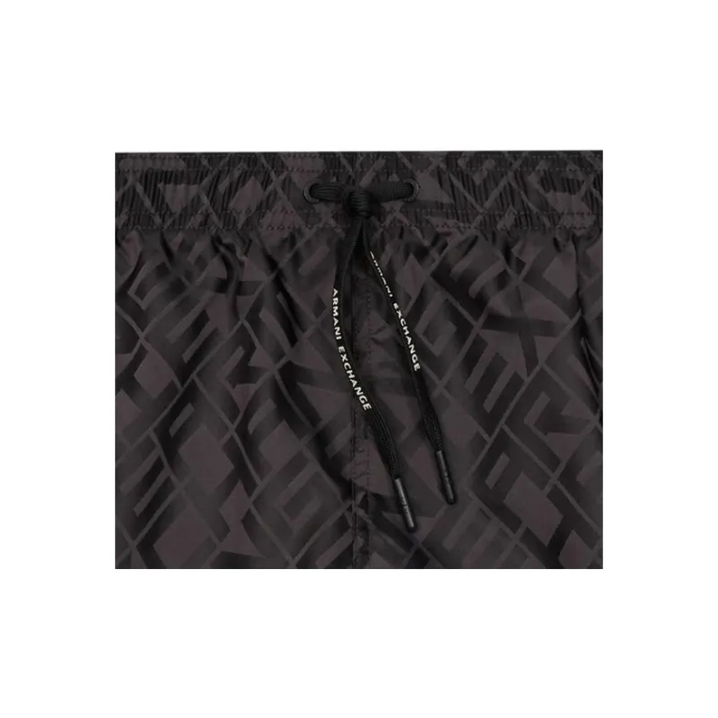 ARMANI EXCHANGEAE SS25 Beach Shorts Men's Black-2