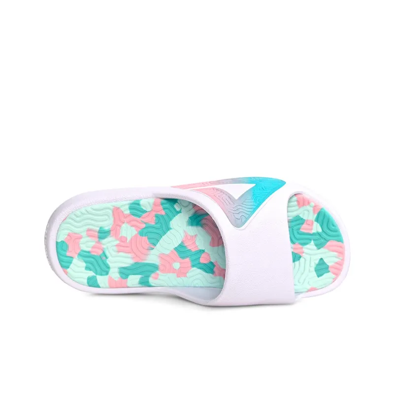 PEAK State Pole Slip-Resistant Abrasion-Resistant Cushioning Slide Slippers Unisex White Pink Green-3