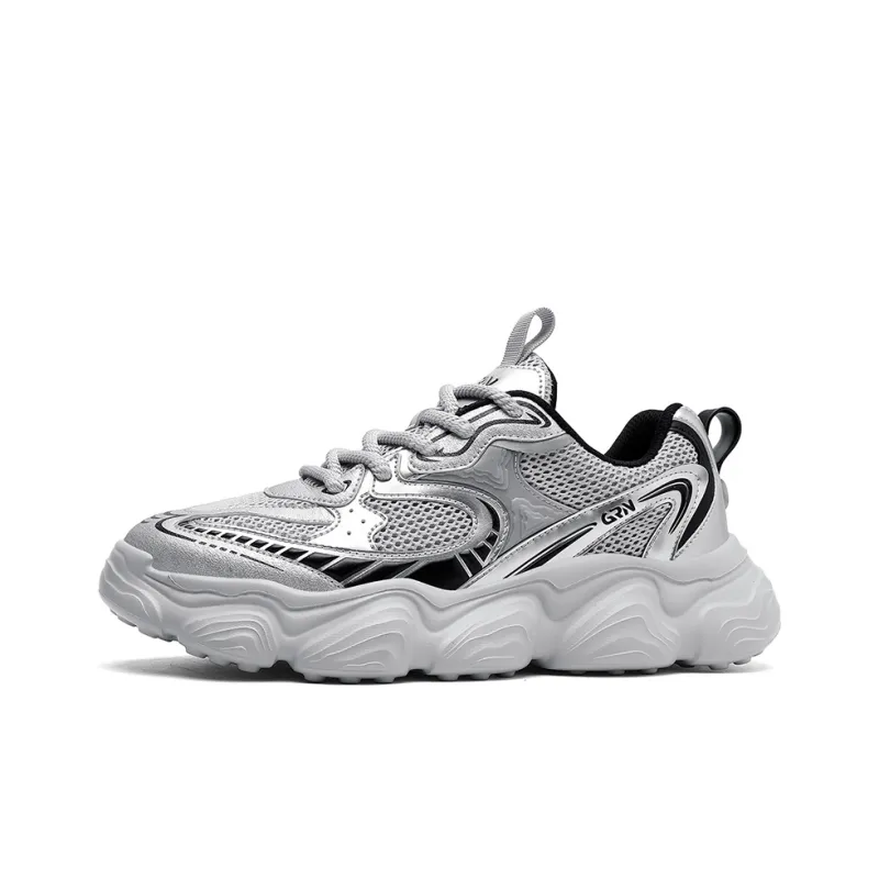 K-bird Cushioned Slip-Resistant Abrasion-Resistant Low-Top Chunky Sneakers Unisex-0