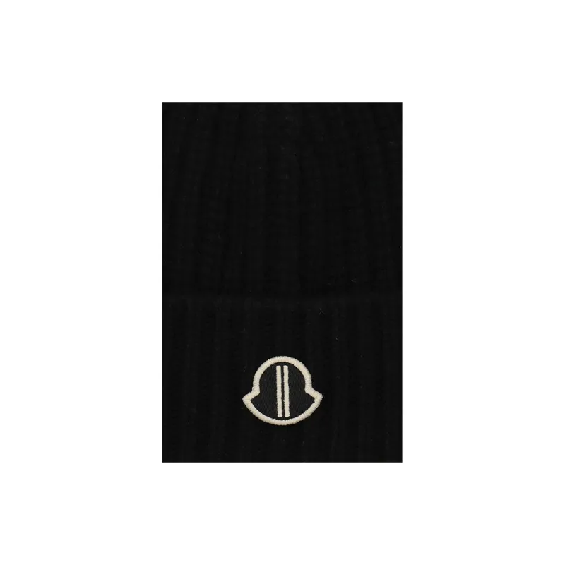 RICK OWENS Logo-appliqué Beanie-2