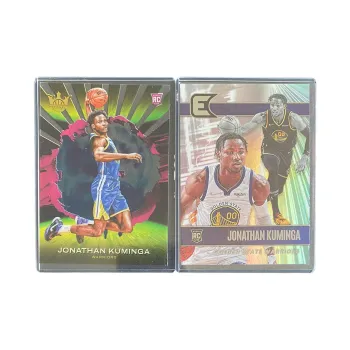 PANINI 2021 22 Warriors Kuminga Rising Stars RC Special Card Silver Foil Sports Cards 2 Pcs