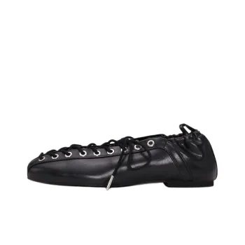 GANNI OLEATEX Casual Single Shoes Women's Black