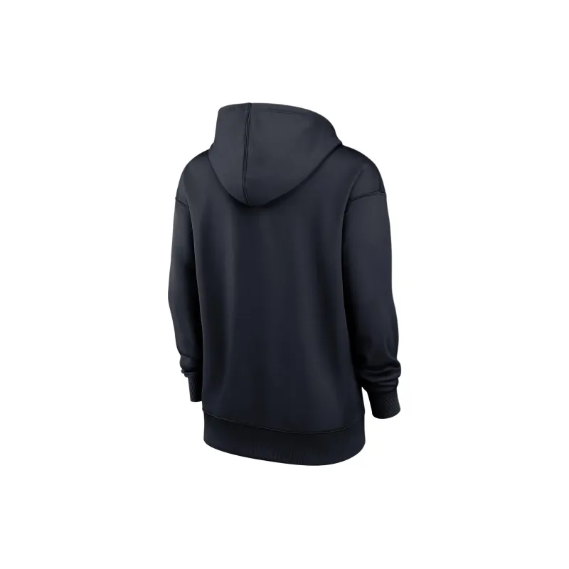 Nike Cleveland Guardians Authentic Collection Women's Nike Therma Mlb Pullover Hoodie-1