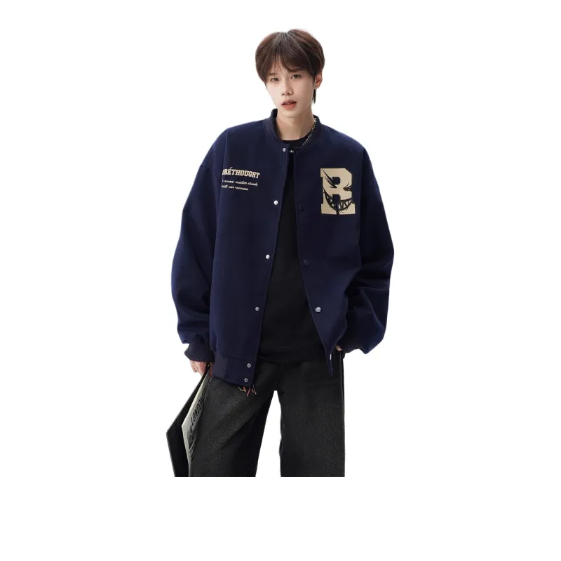 M MAICCO Design Letter Embroidery American Trendy Brand Windbreaker Jackets & Coats Unisex-1