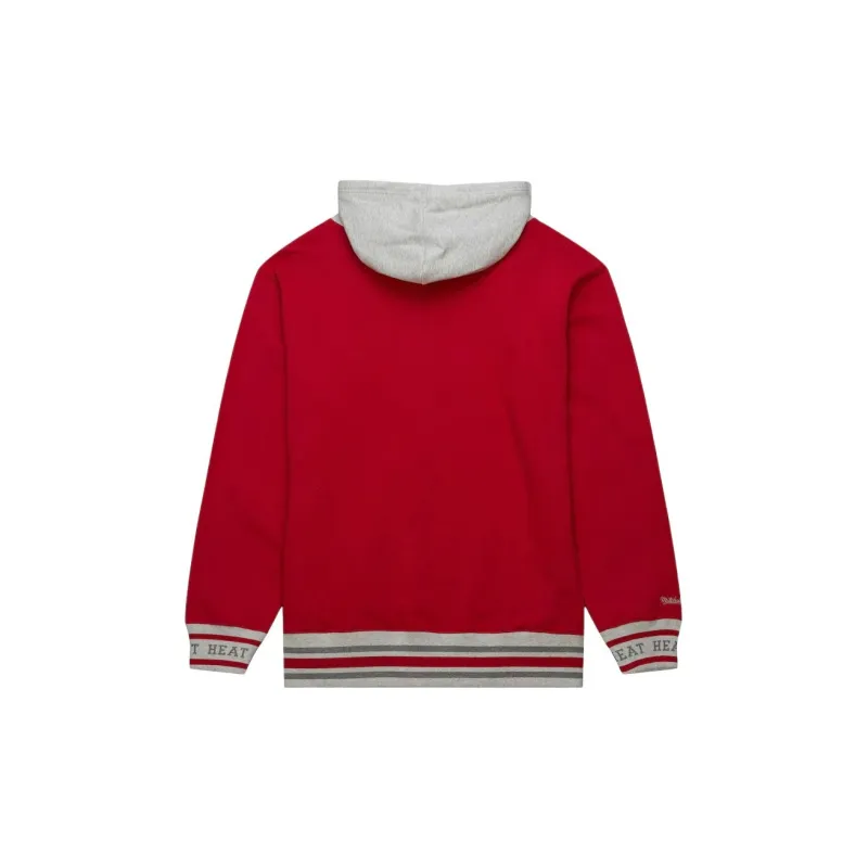 Mitchell & Ness x NBA Miami Heat Sweatshirt Men's Red-1