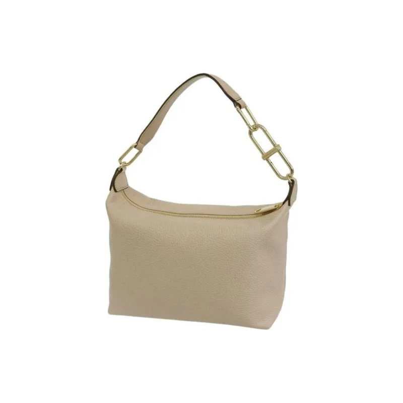 Furla Leather Shoulder Bag, Crossbody Bag, Handbag Women's Pink Beige-3