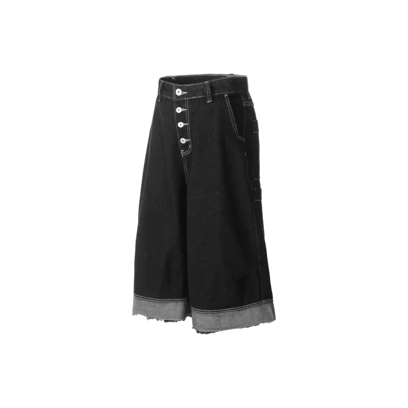 ONITSOP Denim Shorts Unisex Black-1