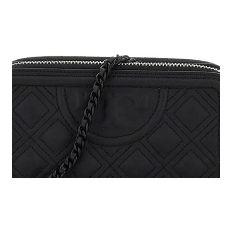 TORY BURCH Leather Crossbody Bag Women's Black-4
