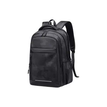 V.NINE Fabric Backpack Regular Men's Camouflage Black