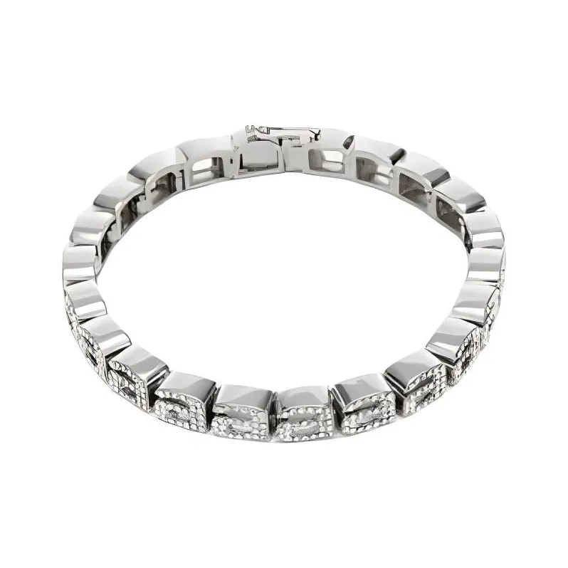 Alexander Wang Crystal Bracelets Unisex Silver-0