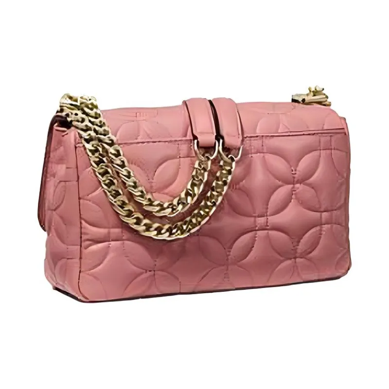 MICHAEL KORS Sloan Leather Shoulder Bag Crossbody Bag Women's Rose Pink-1