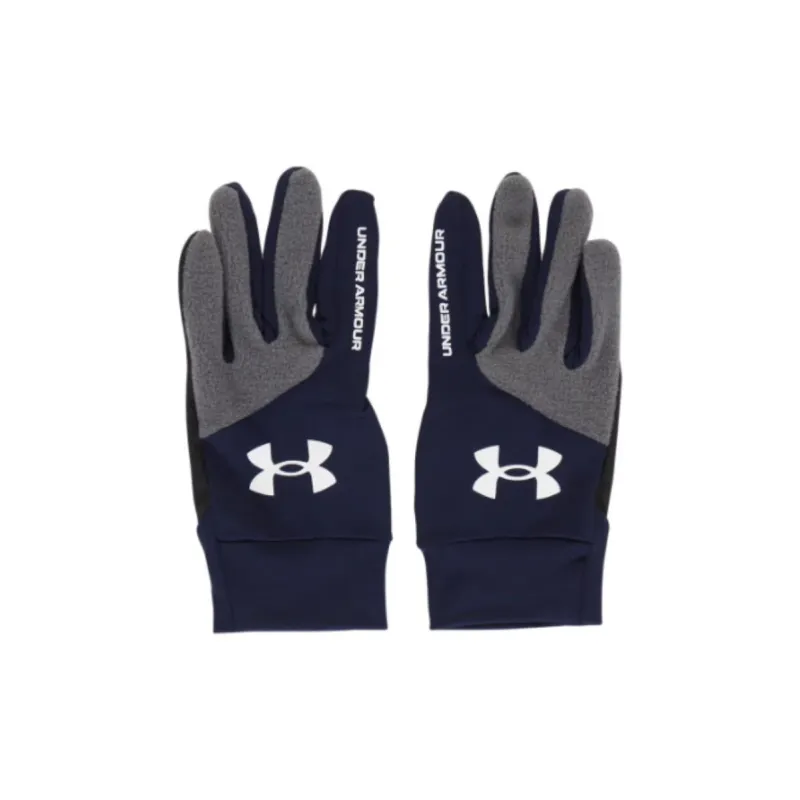 Under Armour Synthetic Leather Sports Gloves Unisex Marine Blue-2