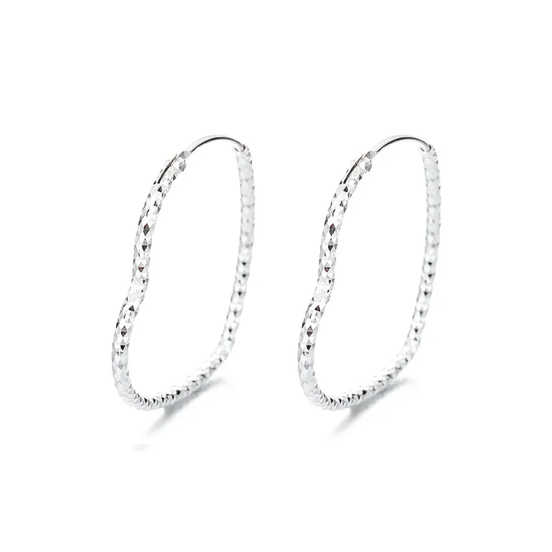 Beauty 990 Foot Silver Earrings Women's-0