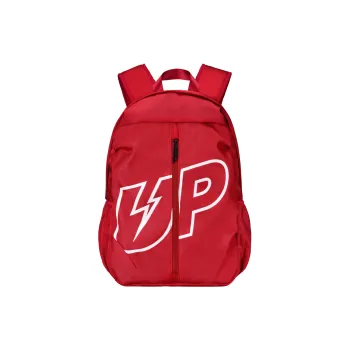 TURN UP Polyester Backpack Regular Unisex Red