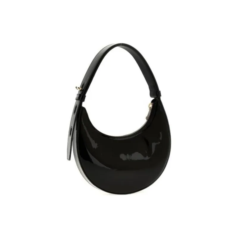 Furla Leather Shoulder Bag Regular Women's Black-2