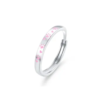 LAOYINFANG 999 Fine Silver Full Silver Ring Women's