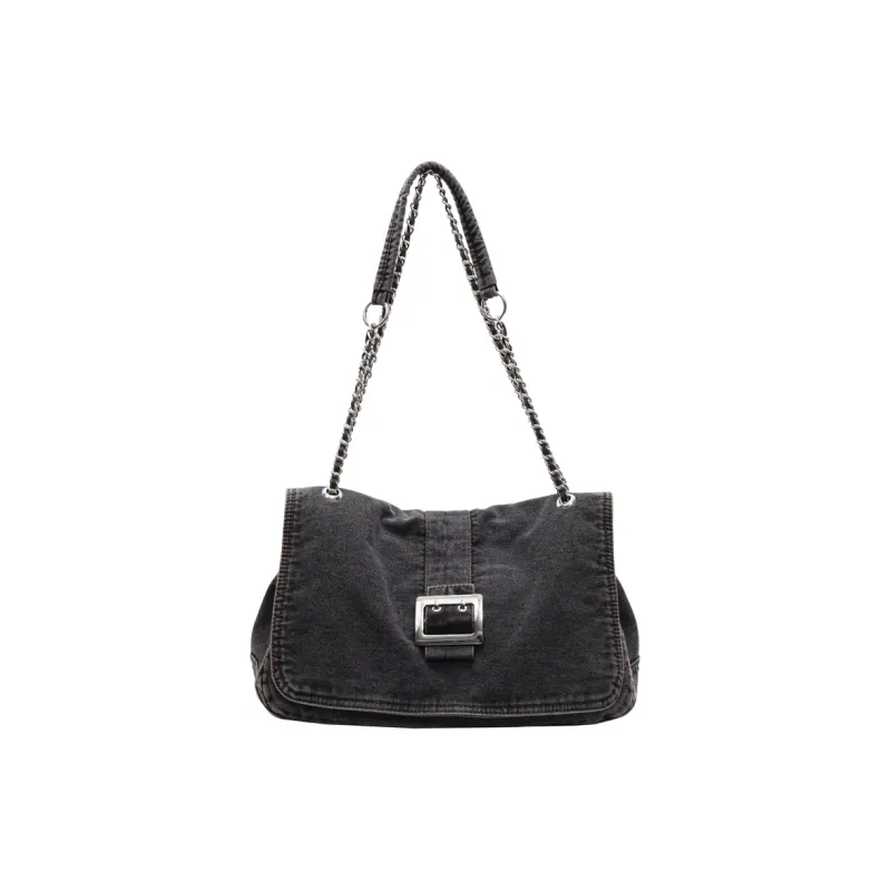 Debecca Denim Shoulder Bag Women's Multicolor-8