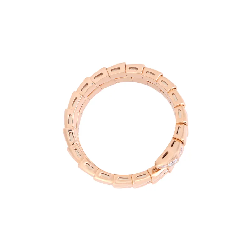 BVLGARI 18K Rose Gold Rings Women's Rose Gold-2