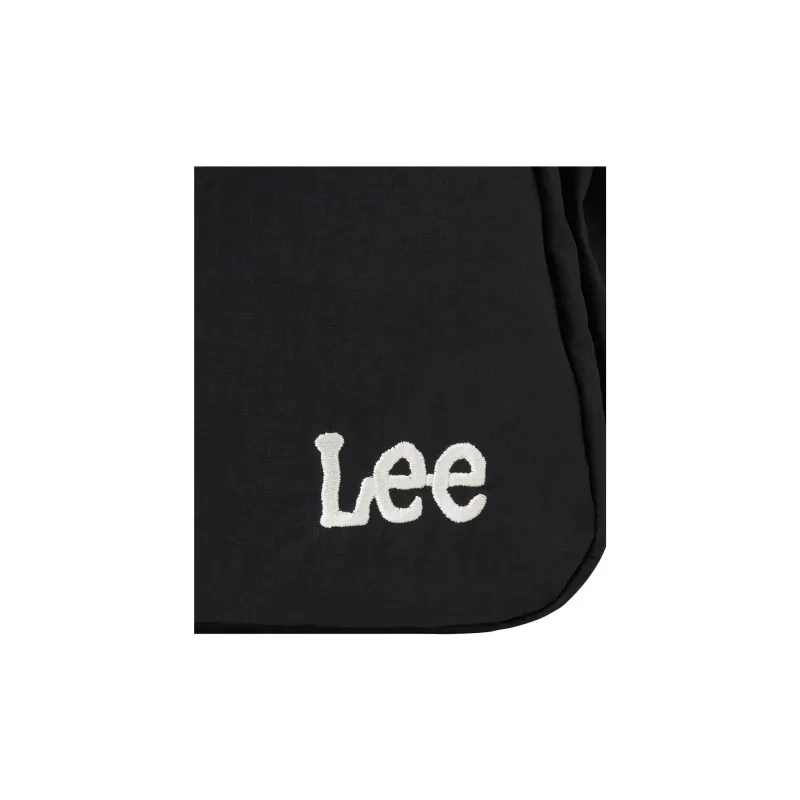 Lee Nylon Messenger Bag, Shoulder Bag, Crossbody Bag Regular Men's Black-2